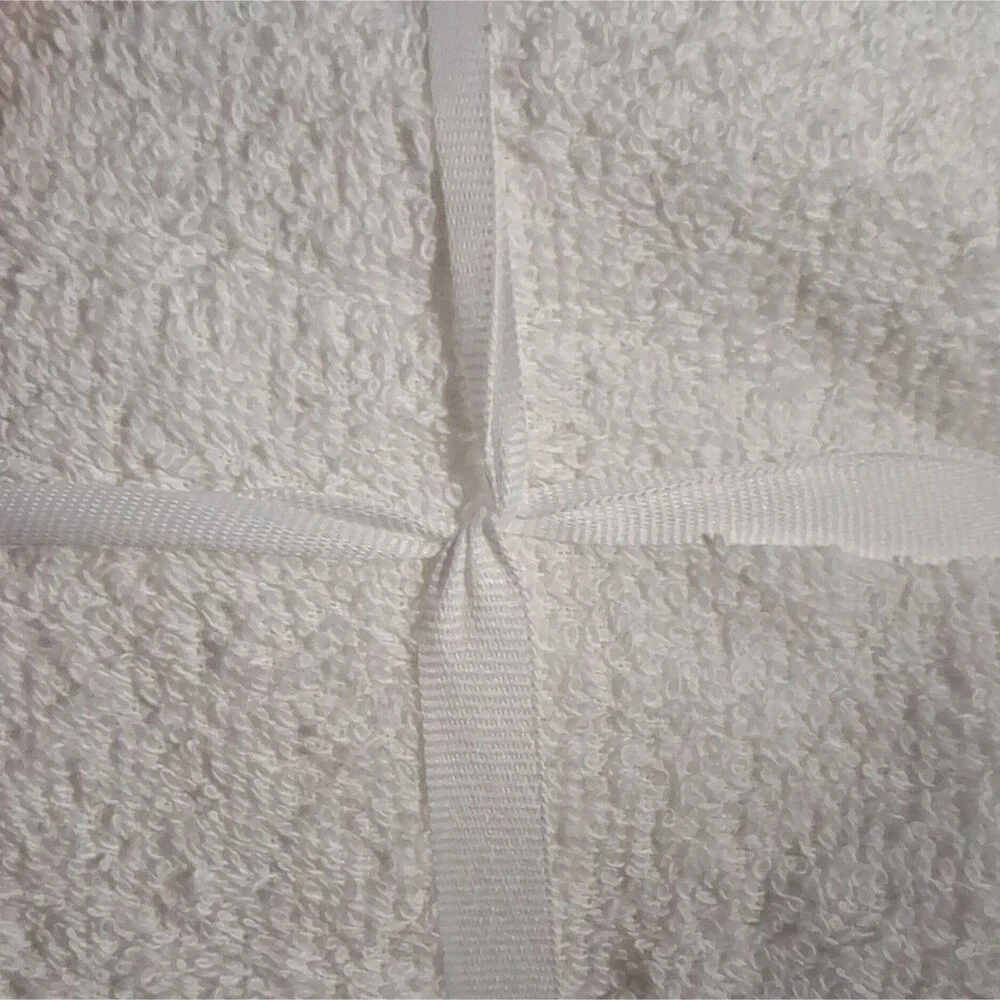 Room Essentials 6 Pack White Cotton Washcloths 12x12 Textured OEKO-TEX